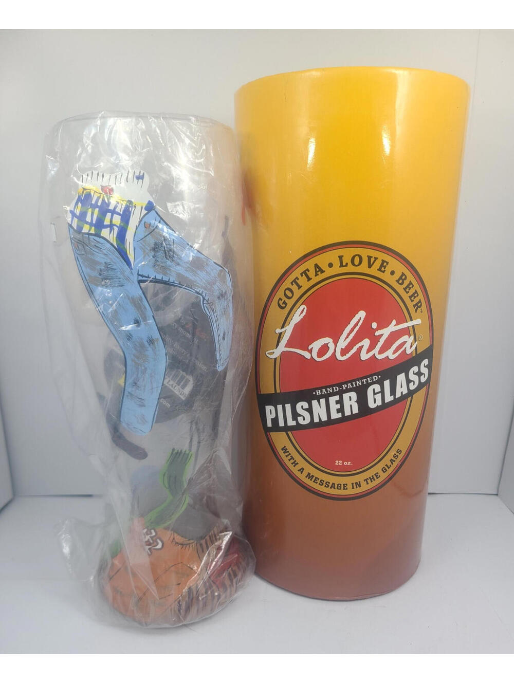 Lolita Santa Barbara, Retired, Collectible 22oz Dirty Laundry Pilsner Beer Glass